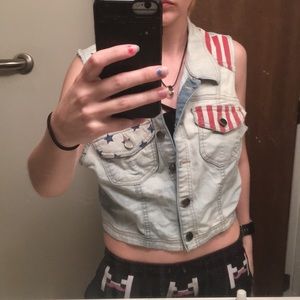 Blue jean Vest